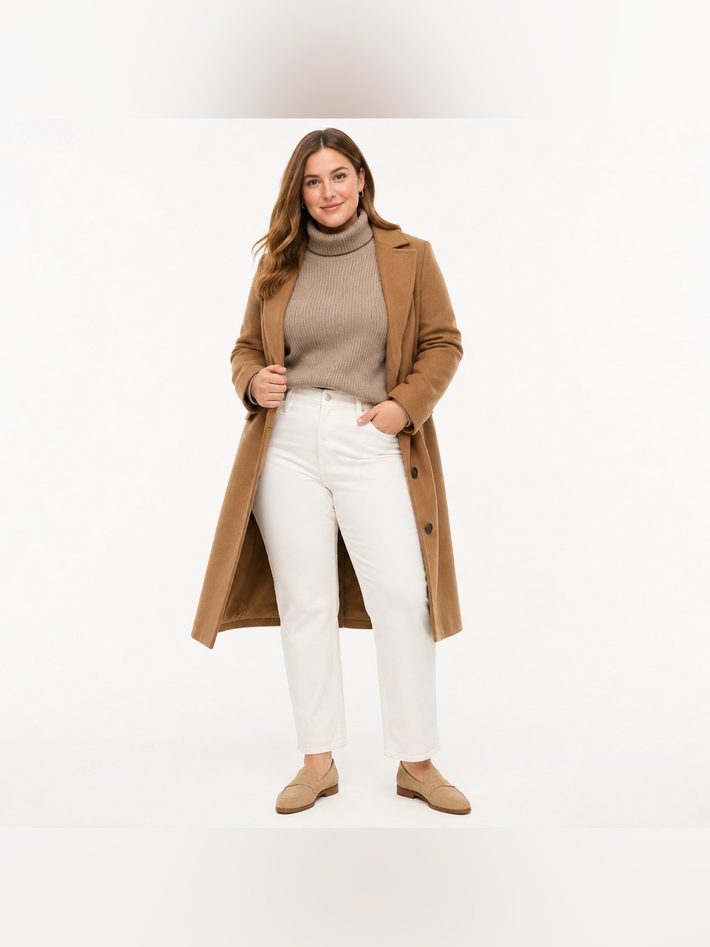 J. Crew Jeans Womens 33 Tall Curvy Essential Straight White Stretch New
